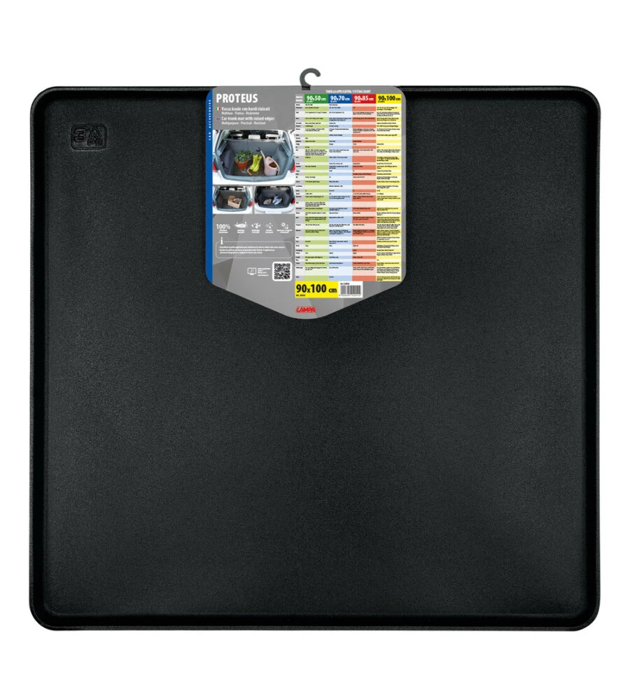 TAPPETINO BAULE POSTERIORE LAMPA "BAULE PROTEUS" 90X85 CM - COD. 24013