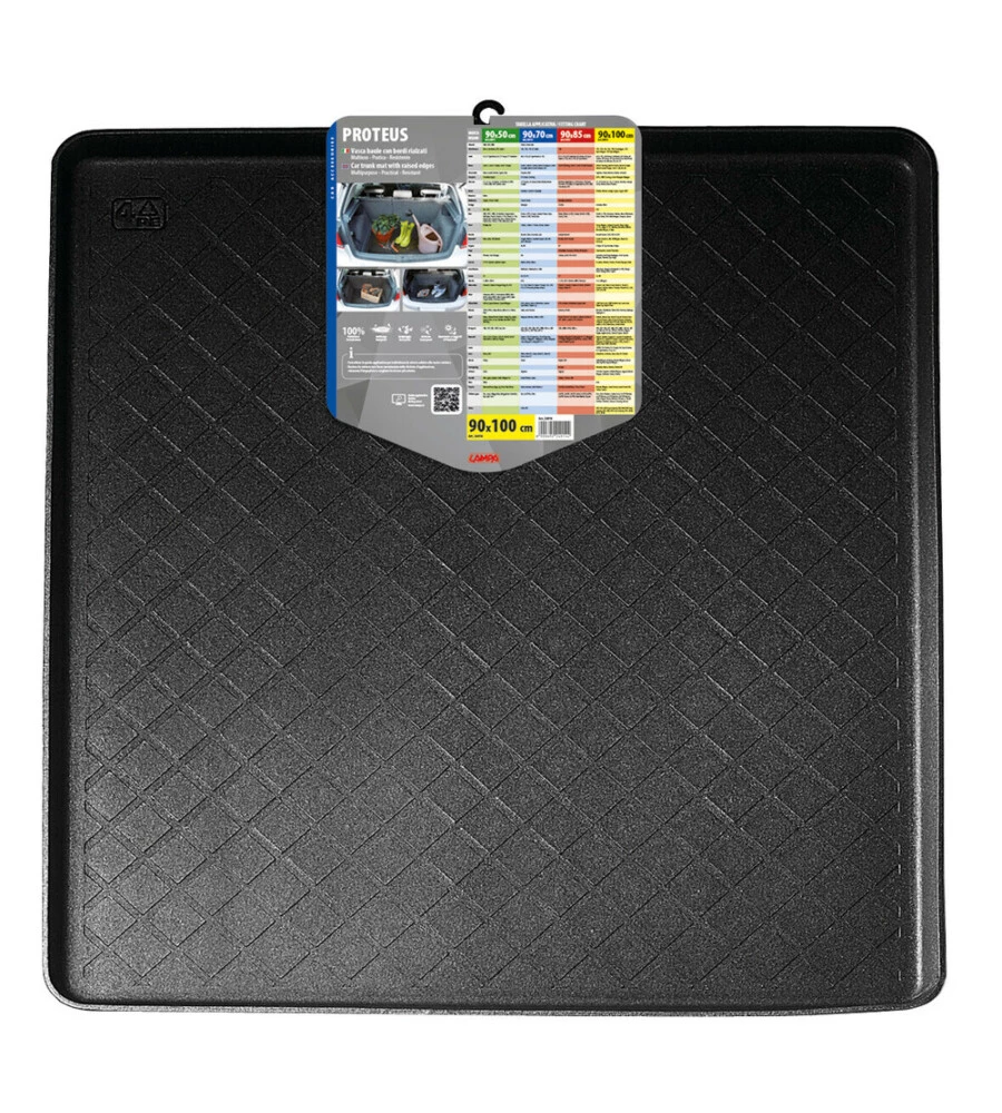 TAPPETINO BAULE POSTERIORE LAMPA "BAULE PROTEUS" 90X100 CM - COD. 24014