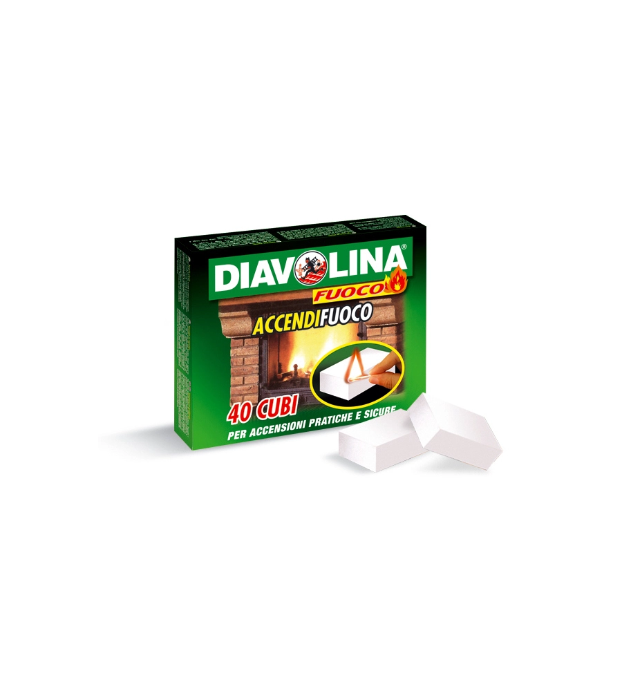 CUBI ACCENDIFUOCO DIAVOLINA 40 PEZZI