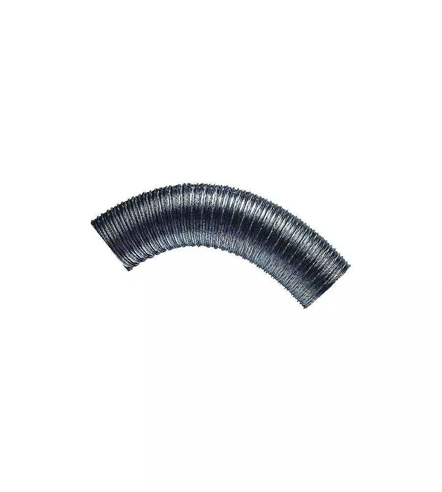 TUBO FLESSIBILE PER STUFA A LEGNA IN ALLUMINIO LUCIDO, 8X300 CM