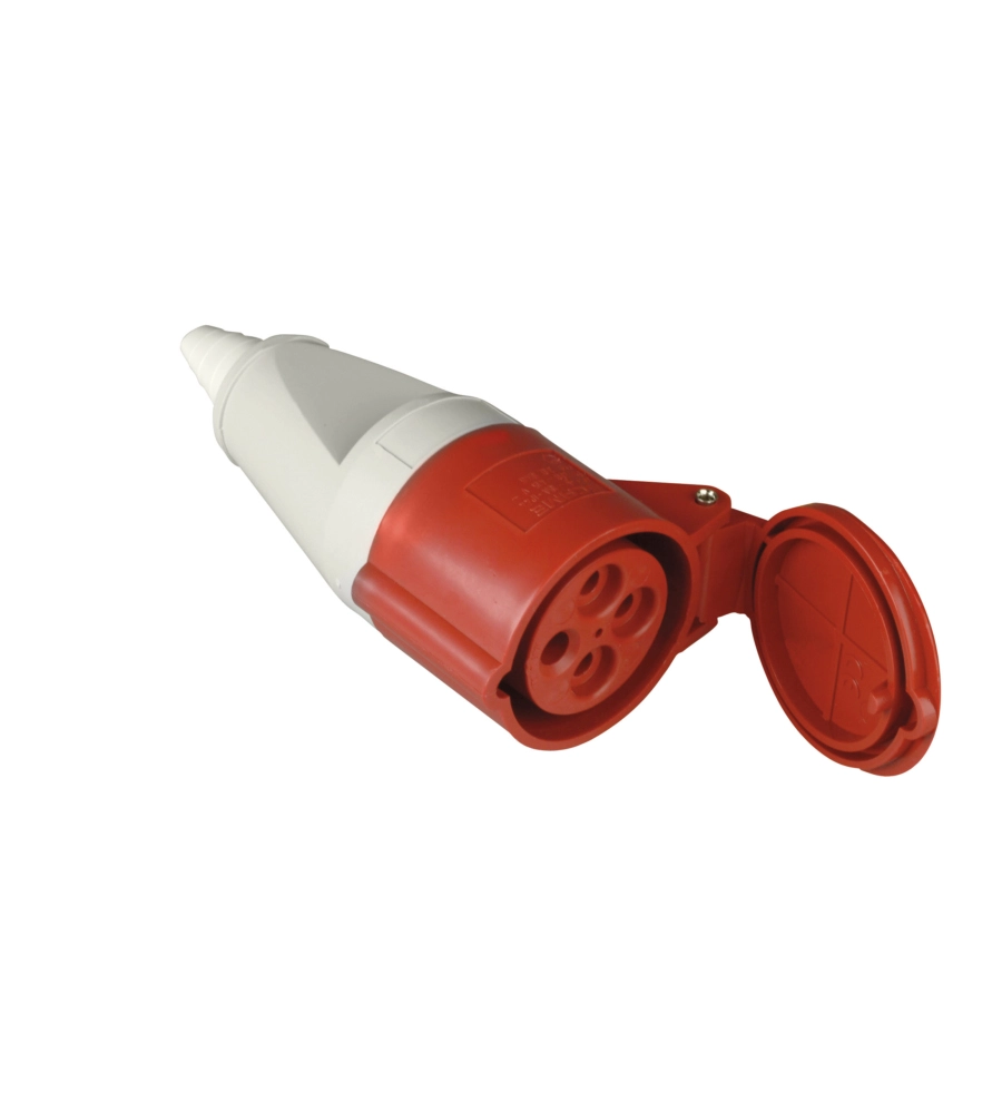 POLY POOL - PRESA MOBILE INDUSTRIALE 16 A 3P+T ROSSA