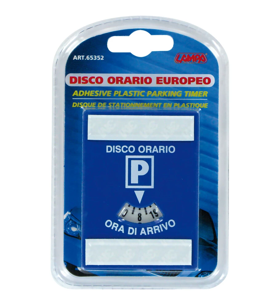 DISCO ORARIO EUROPEO ADESIVO  65352