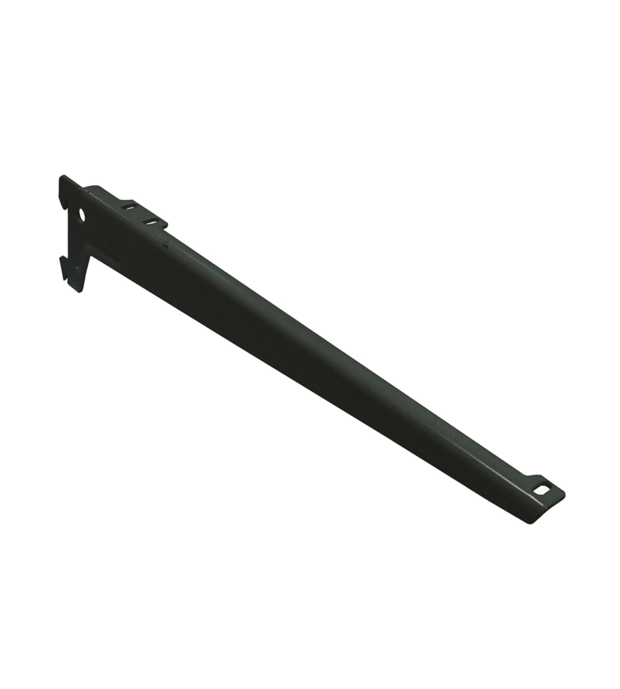 REGGIMENSOLE A 2 GANCI ANGOLATE - 38 CM. - NERO