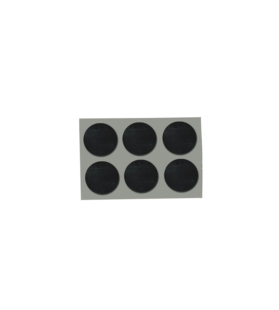 ANTISCIVOLO ADESIVI TONDI - Ø 28 MM. - NERO - 6 PZ.