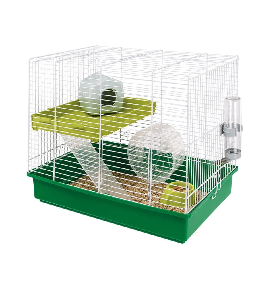GABBIA HAMSTER DUO BIANCA 46 X 29 X H 37,5 CM - FERPLAST