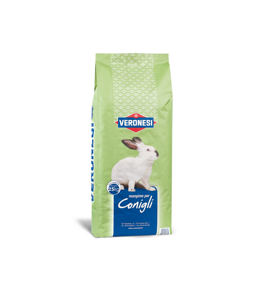 MANGIME PER CONIGLI DA INGRASSO E RIPRODUZIONE "11" DA 25 KG.