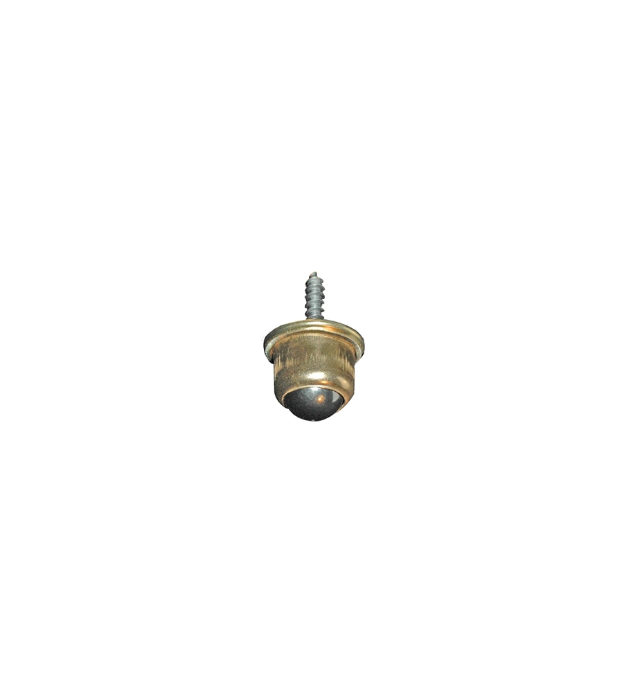 ROTELLA A SFERA CON ATTACCO A VITE LEGNO Ø 18 MM.