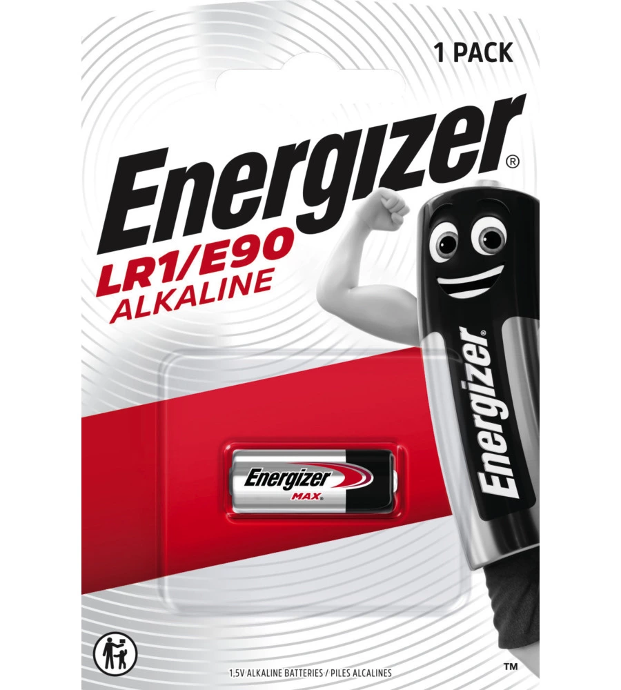 BATTERIA ALCALINA ENERGIZER "ALKALINE" LR1/E90 1 PEZZO