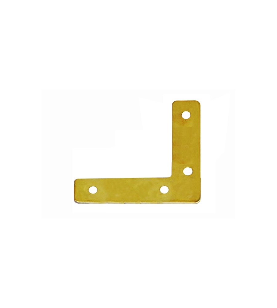 ANGOLI DI RINFORZO - 60 X 60 MM. - OTTONATO - 4 PZ.
