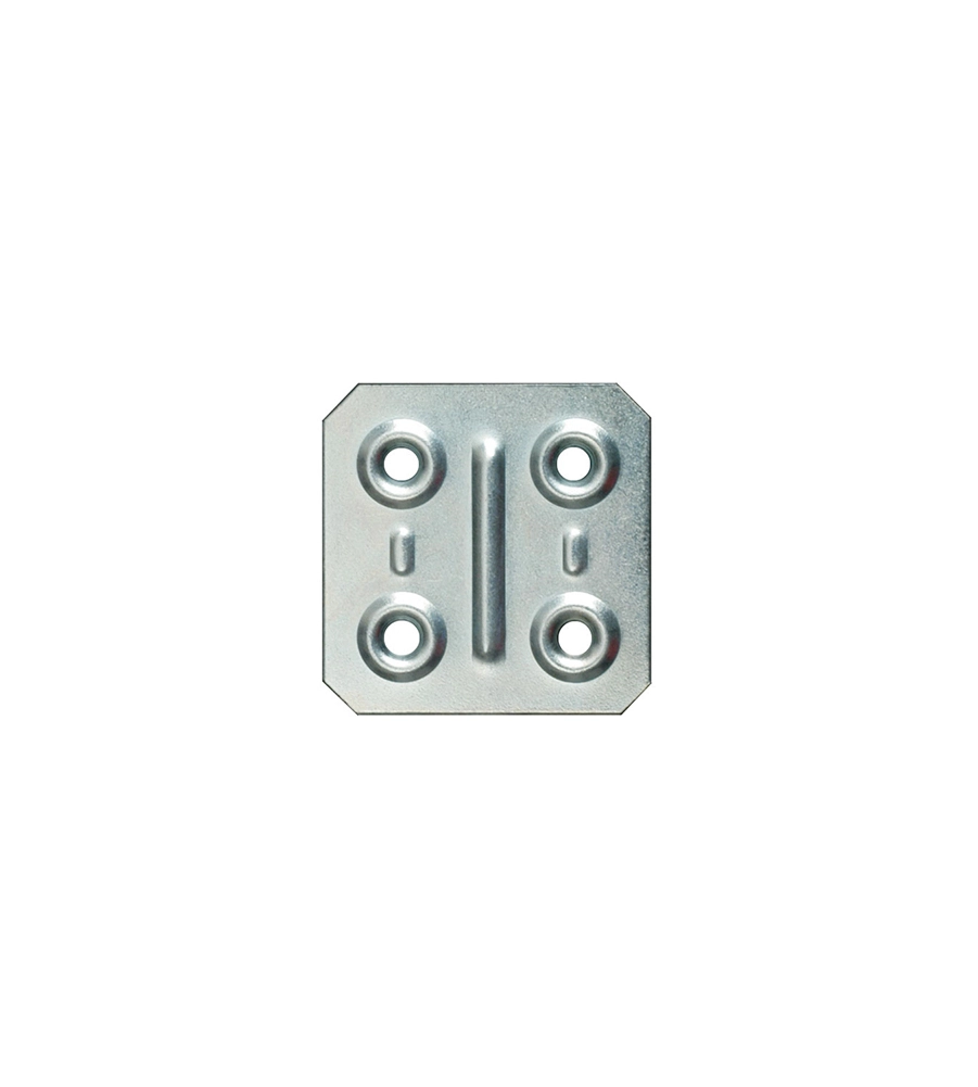 PIASTRINE DI GIUNZIONE - 67 X 40 MJM. - ZINCATO - 4 PZ.