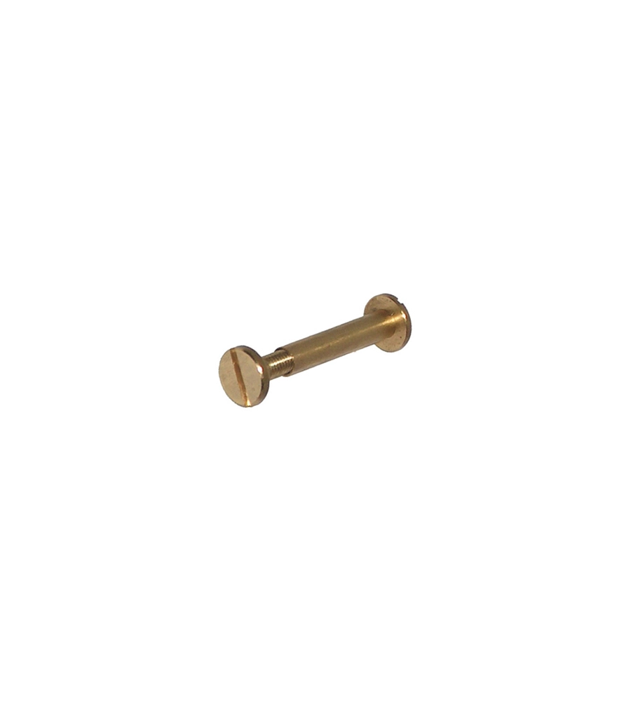 VITI A CANNOCCHIALE - M4 X 10 MM. - OTTONE LUCIDO - 4 PZ.