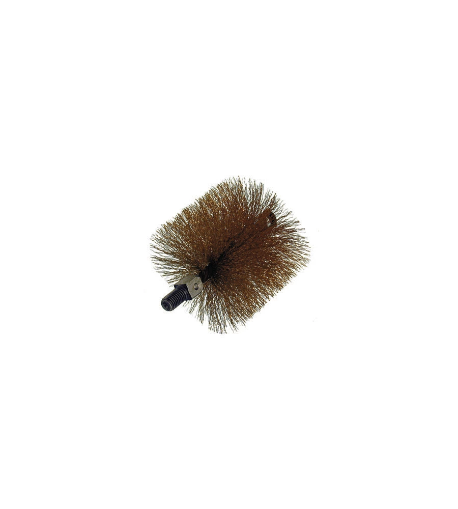 SCOVOLO AD ELICA DOPPIA PER CANNA FUMARIA IN ACCIAIO TEMPERATO FILETTATO 12 MA, 140 MM