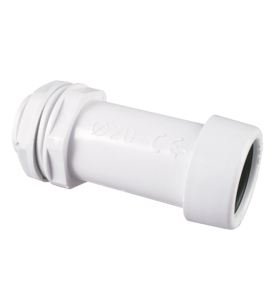 POLY POOL - 4 RACCORDI SCATOLA DI DERIVAZIONE - TUBO RIGIDO Ø 20 MM IP65 GRIGIO