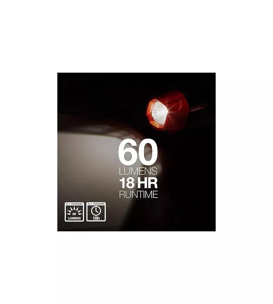 TORCIA A BATTERIA ENERGIZER "RUBBER IMPACT TORCH" 60 LUMEN