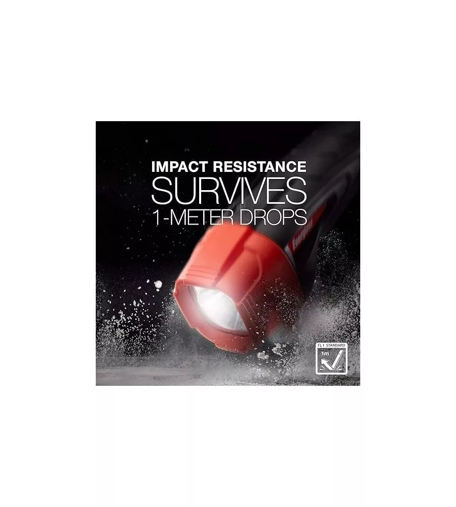 TORCIA A BATTERIA ENERGIZER "RUBBER IMPACT TORCH" 60 LUMEN