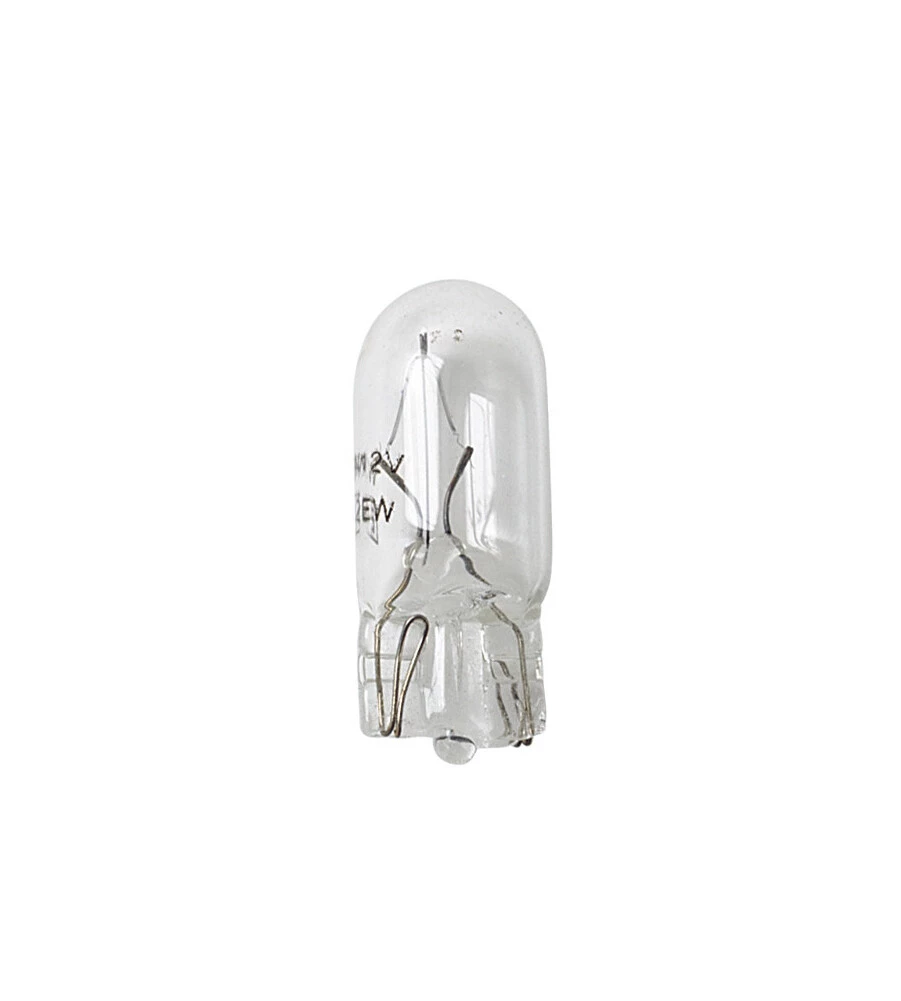 COPPIA LAMPADE ZOCCOLO VETRO 3W T10  58103