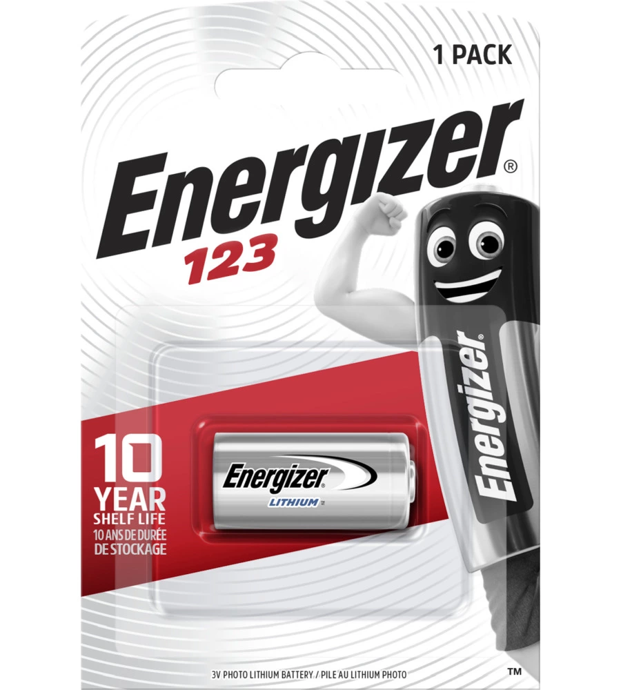BATTERIA AL LITIO ENERGIZER 123 1 PEZZO