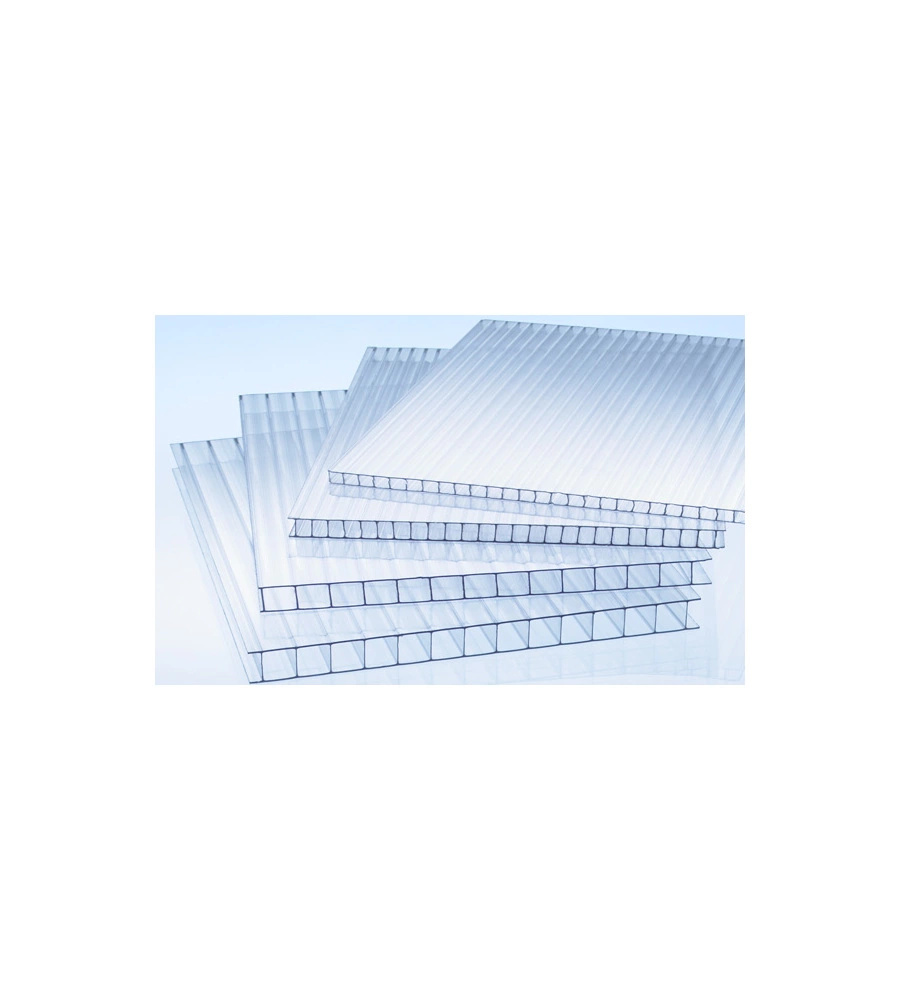 LASTRA IN POLICARBONATO ALVEOLARE CON SPESSORE 10 MM 98X200 CM