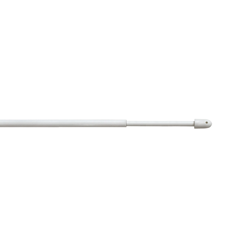 BRIS ASTINA TONDA IN ACCIAIO PLASTICATO BIANCA ESTENSIBILE DA 40 A 60 CM