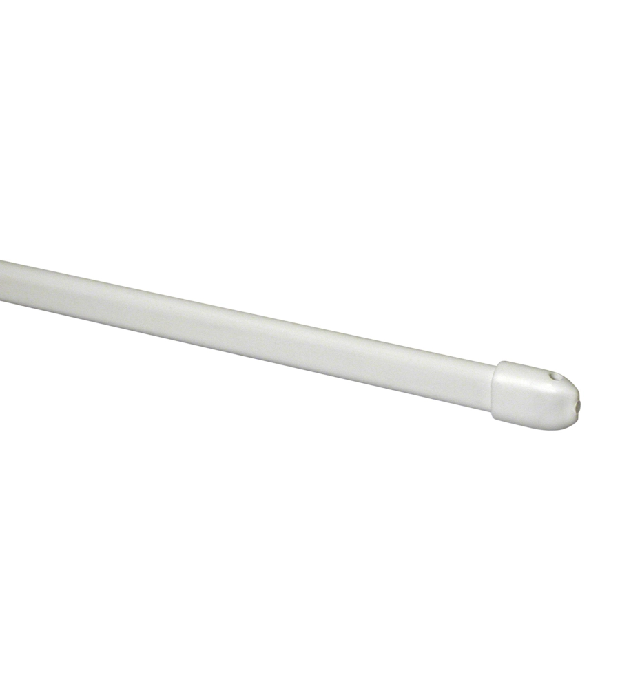 BRIS ASTINA PIATTA IN ACCIAIO PLASTICATO BIANCA ESTENSIBILE DA 40 A 60 CM