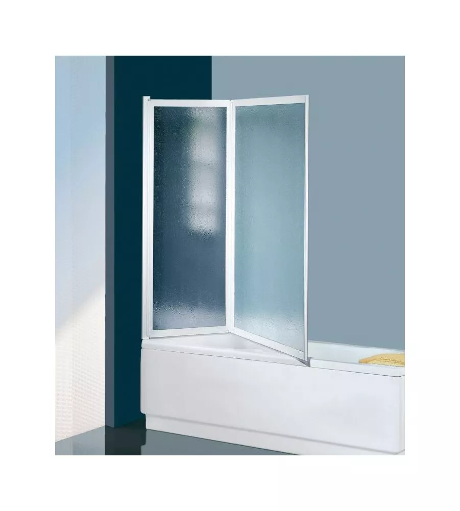 BOX VASCA CON 2 ANTE PIEGHEVOLI IN CRILLEX, 60-125X135 CM