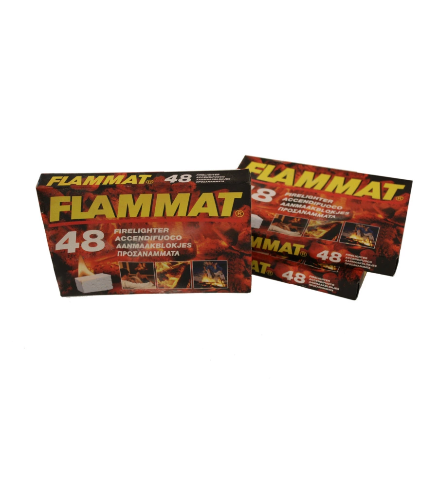 ACCENDIFUOCO PER STUFE E CAMINETTI FLAMMAT 48 CUBETTI