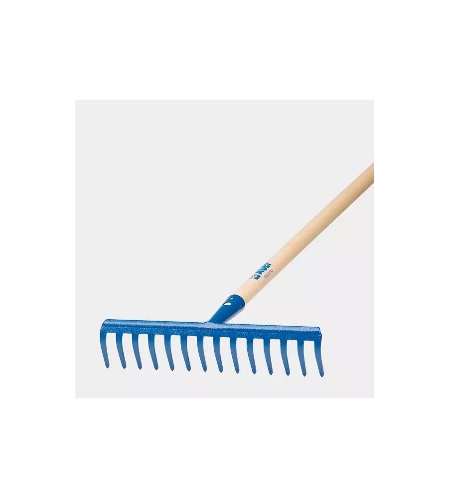 RASTRELLO CON 14 DENTI CURVI MANICO DA 130CM.