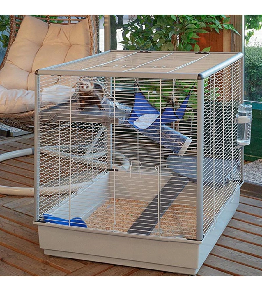 GABBIA PER RODITORI E FURETTI "FURET XL", 80 X 75 X H86.5 CM - FERPLAST.