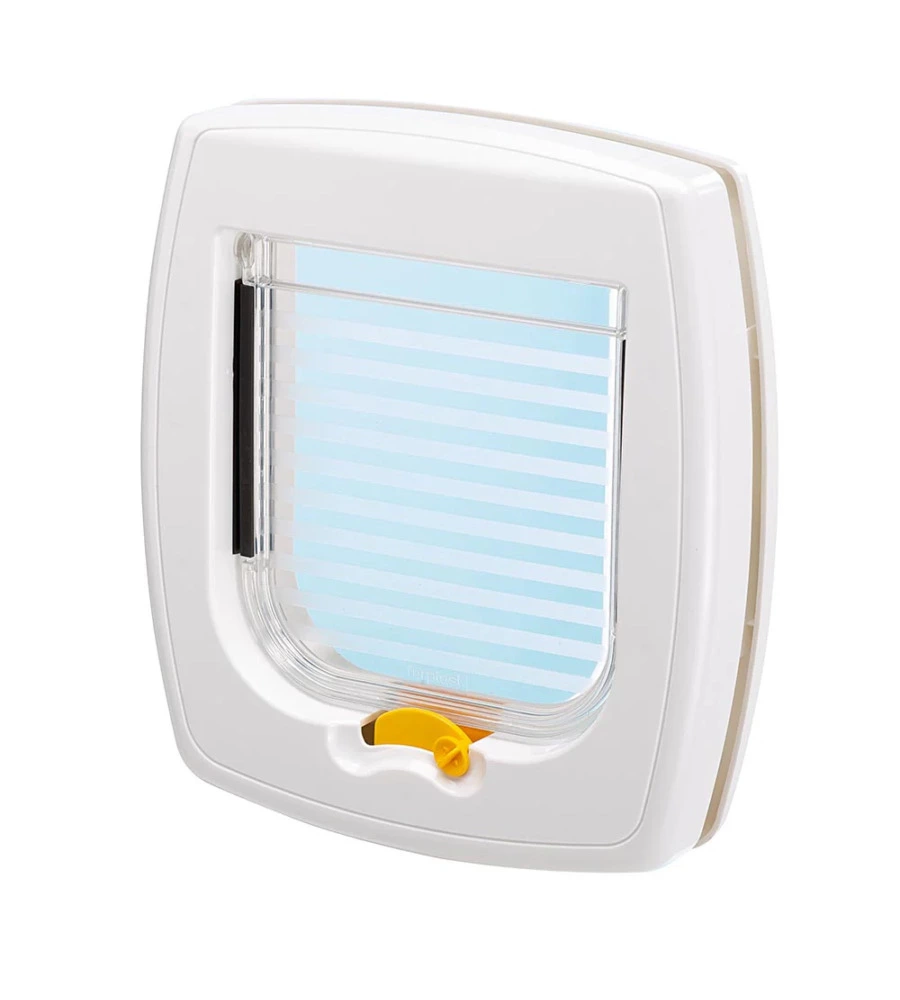 PORTINA PER GATTI E PICCOLI CANI FERPLAST "SWING 1" CON CHIUSURA 2 VIE IN PLASTICA BIANCO 21,5X5X24 CM