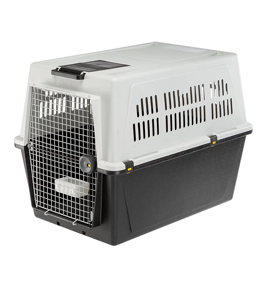 ATLAS 70 PROFESSIONAL TRASPORTINO PER CANI 101 X 68,5 X H 75,5 CM GRIGIO - FERPLAST.