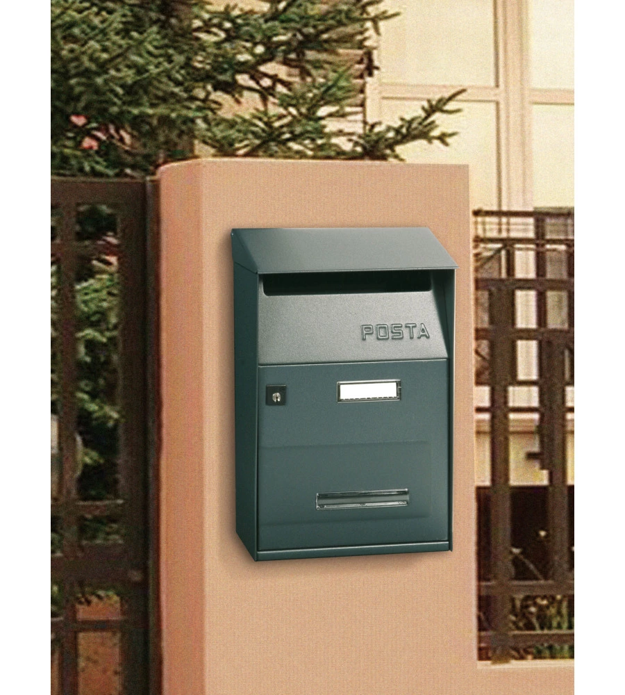 CASSETTA POSTALE IN GHISA - 33hX22X11 CM.