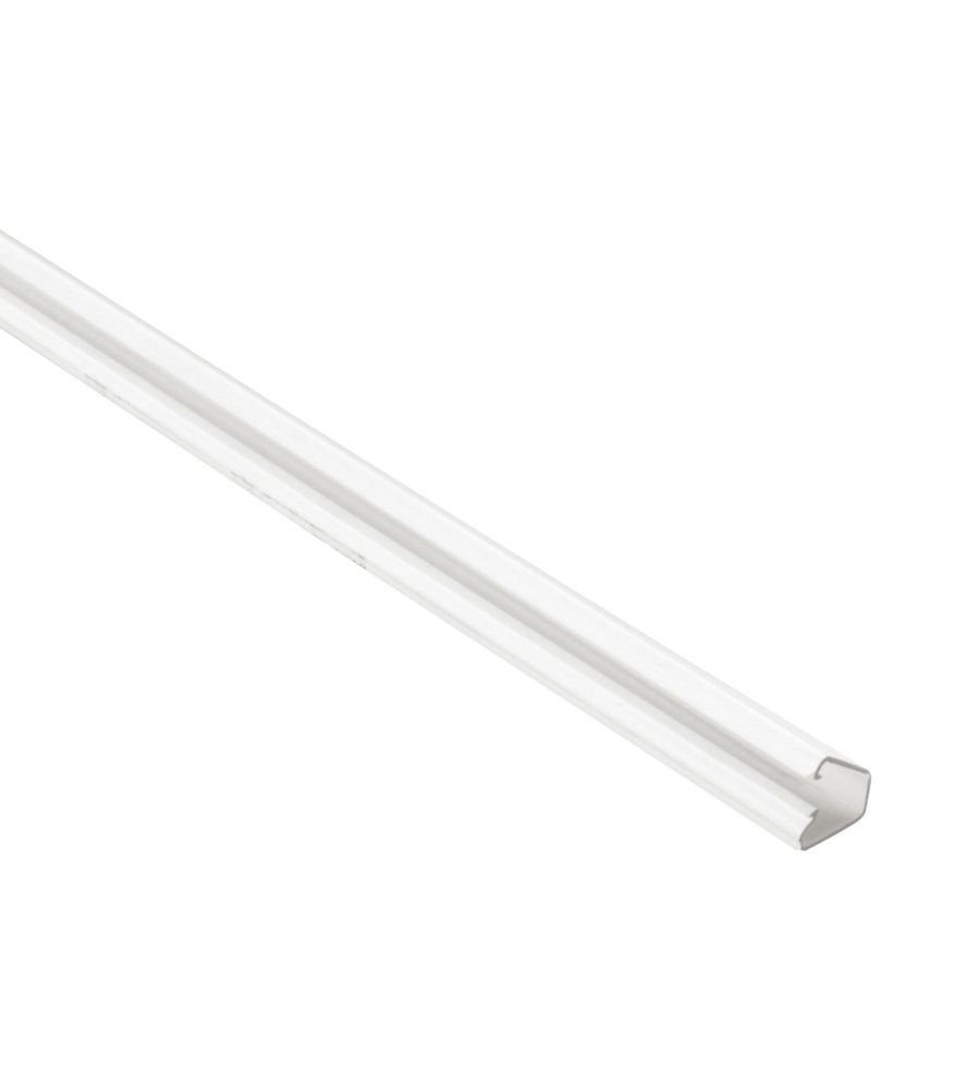 POLY POOL - 2 M CANALE PORTACAVO ADESIVO 12 MM X 17 MM BIANCO