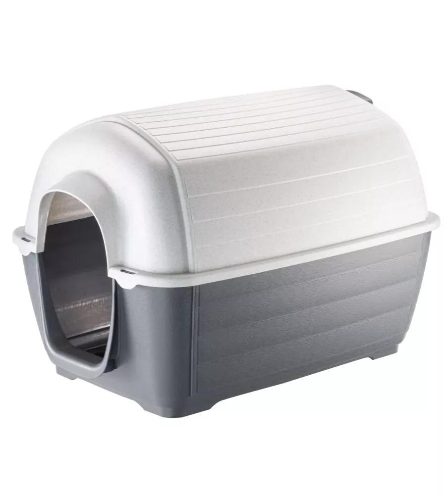 CUCCIA PER CANI DA ESTERNO FERPLAST "KENNY 03" IN RESINA GRIGIO 60X89X60 CM