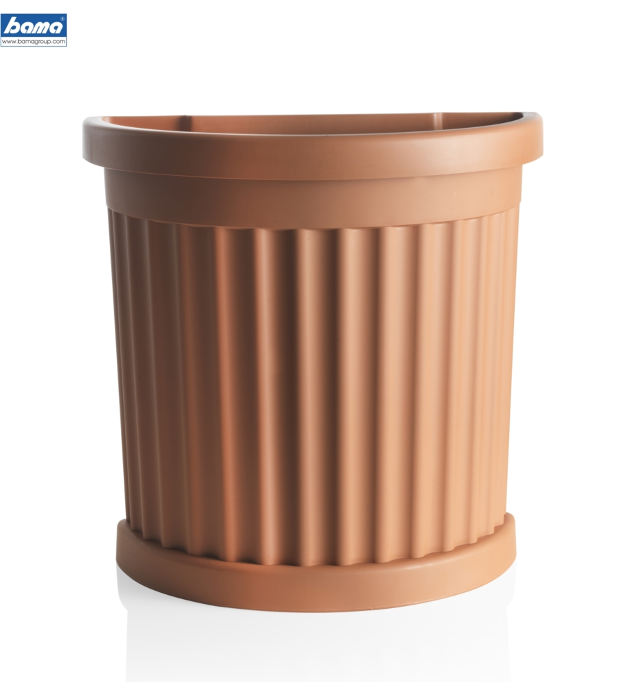 VASO ROMA C/SOTTOVASO TERRACOTTA