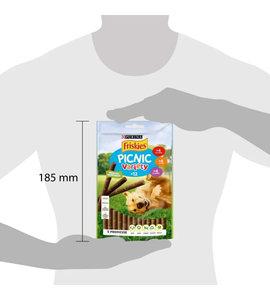 SNACK TREATS FRISKIES "PICNIC" 12 PEZZI 100 GR