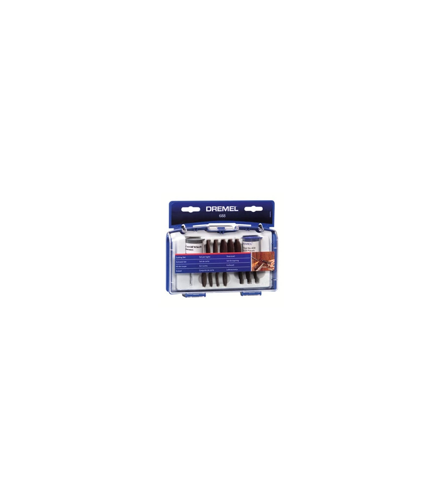 DREMEL SET 68 DISCHI DA TAGLIO + PERNO - BOSCH.