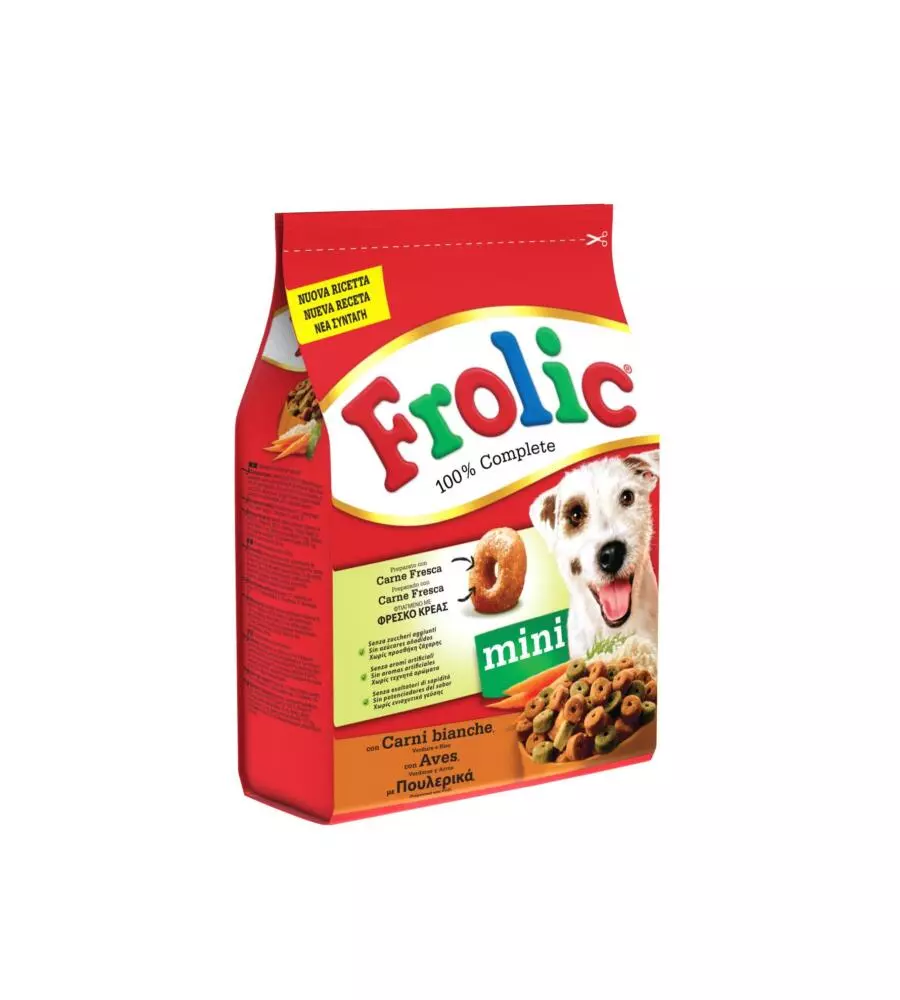 CROCCHETTE PER CANI FROLIC CON POLLO E VERDURE 1 KG