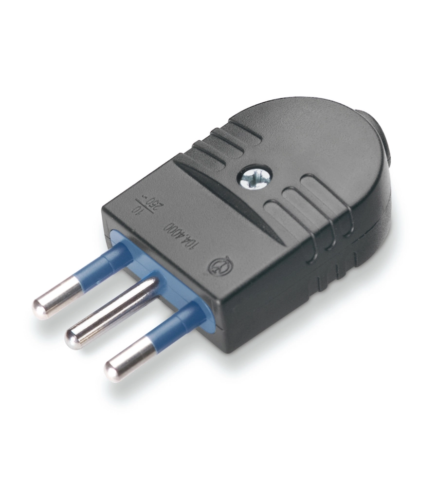 POLY POOL - SPINA 10 A 2P+T USCITA CAVO ASSIALE NERA