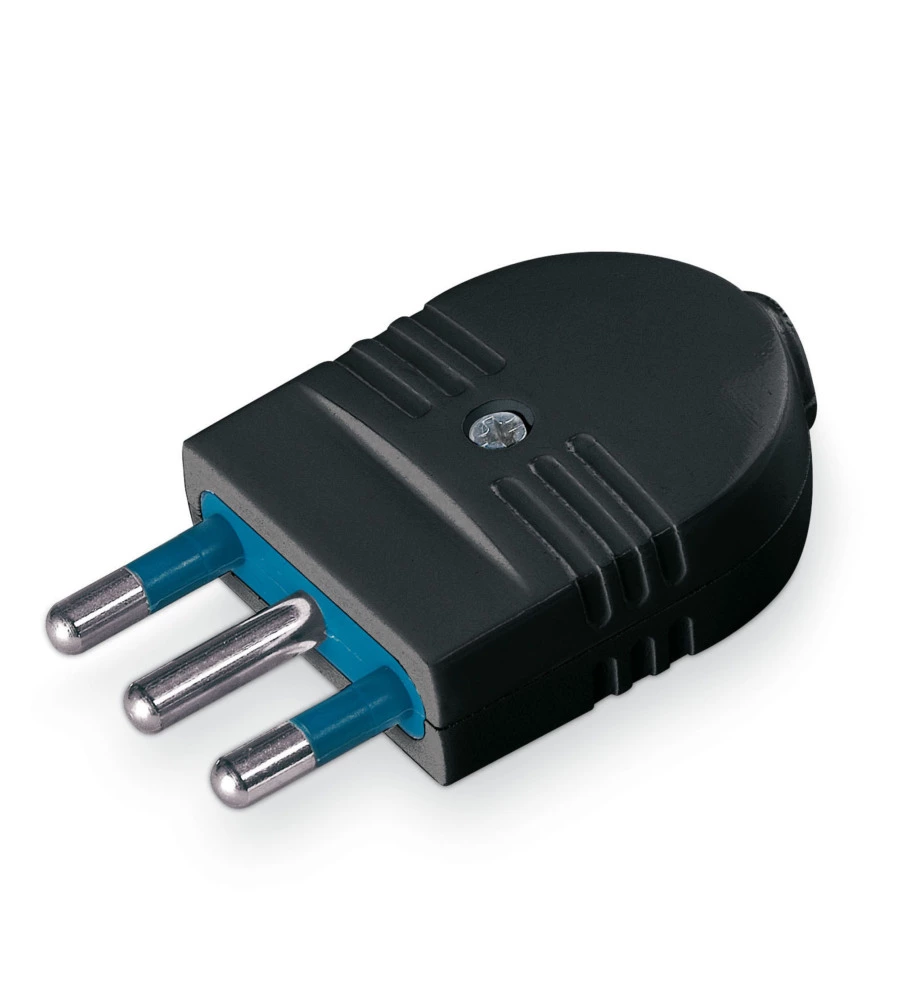 POLY POOL - SPINA 16 A 2P+T USCITA CAVO ASSIALE NERA