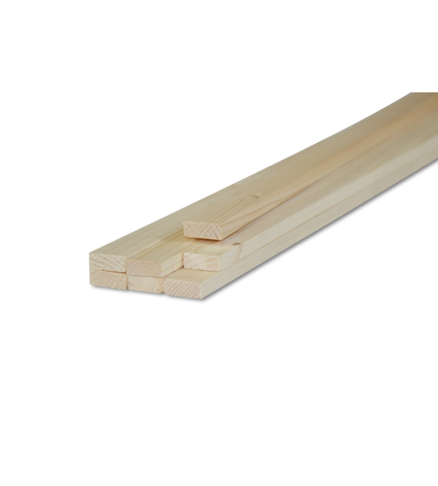 LISTELLO IN ABETE PIALLATO 10 X 20 X 1000 MM
