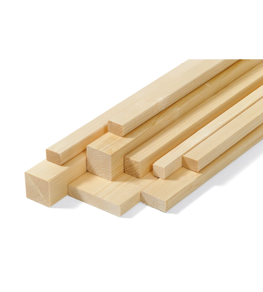 LISTELLO IN ABETE PIALLATO 10 X 40 X 1000 MM