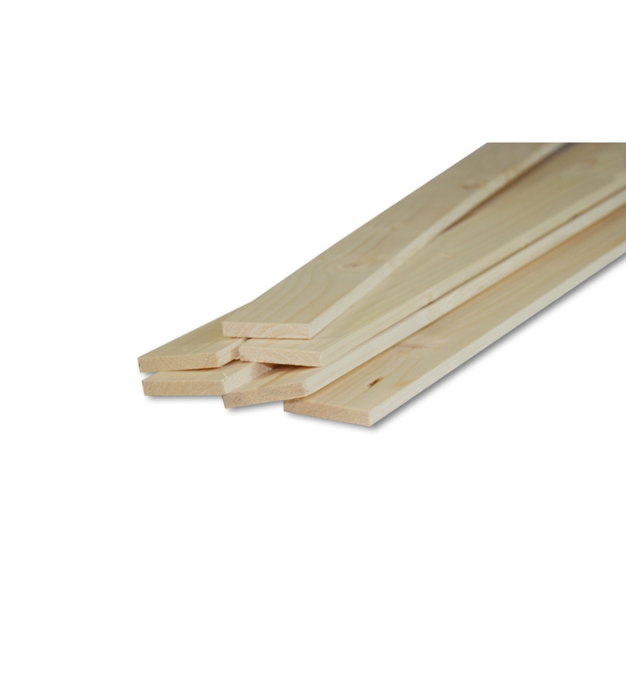 LISTELLO IN ABETE PIALLATO 10 X 50 X 1000 MM