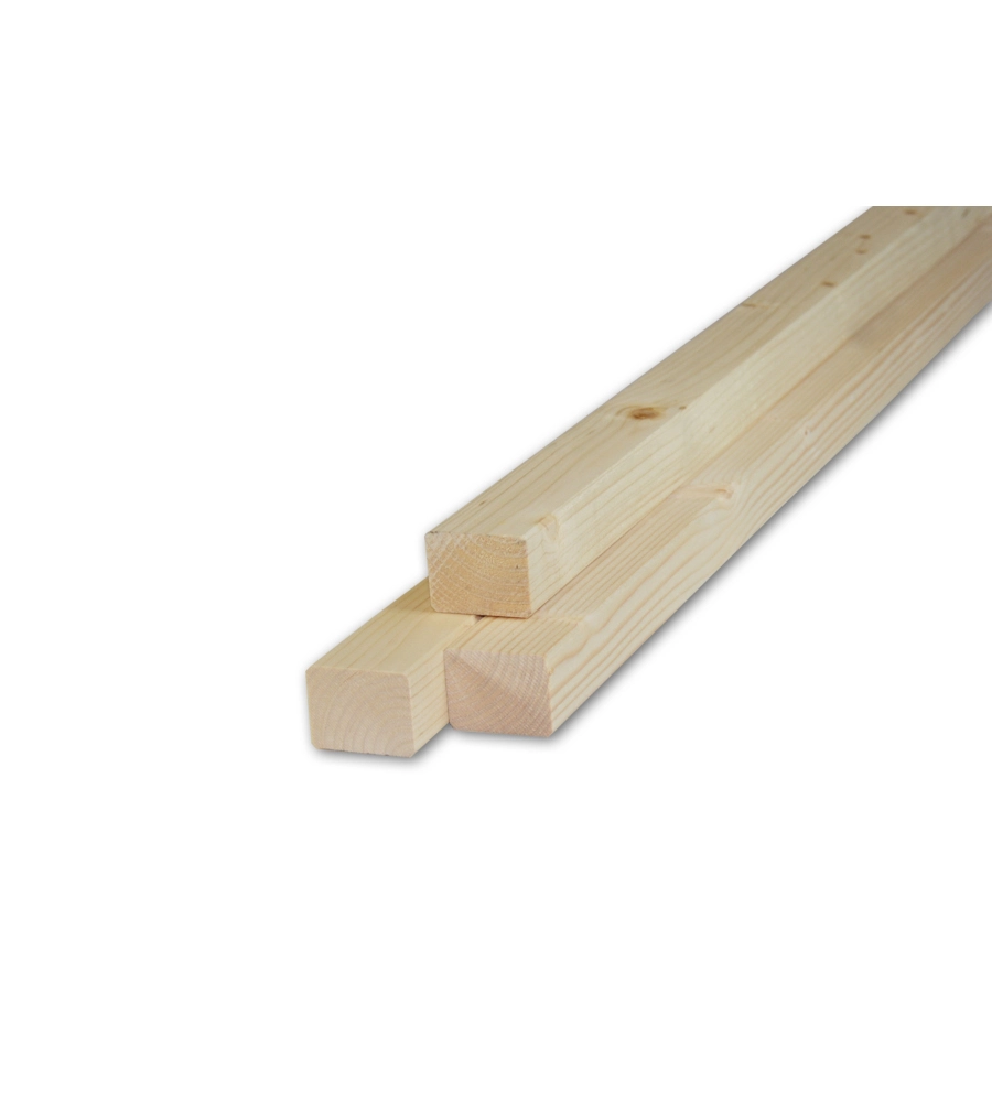 LISTELLO IN ABETE PIALLATO 30 X 30 X 1000 MM