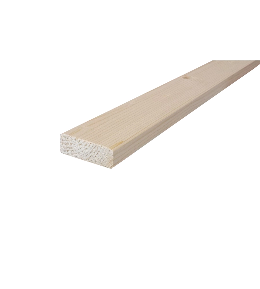 LISTELLO IN ABETE PIALLATO 25 X 55 X 2000 MM
