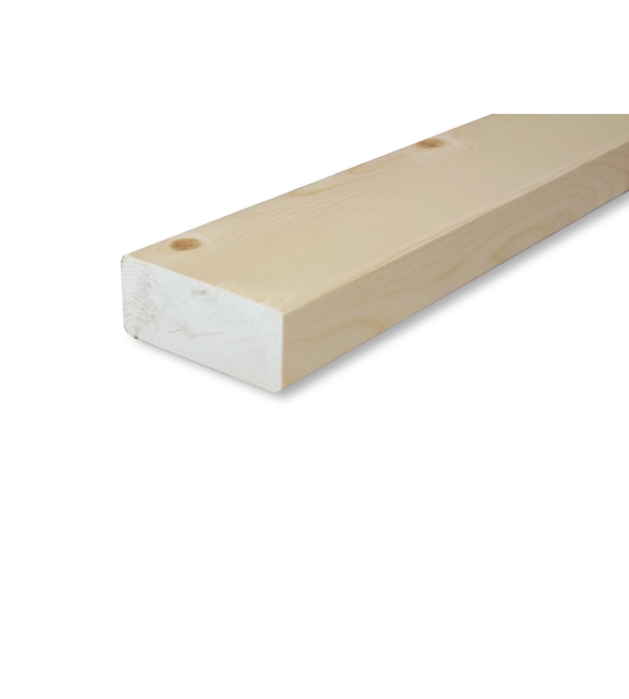 LISTELLO IN ABETE PIALLATO 40 X 60 X 3000 MM