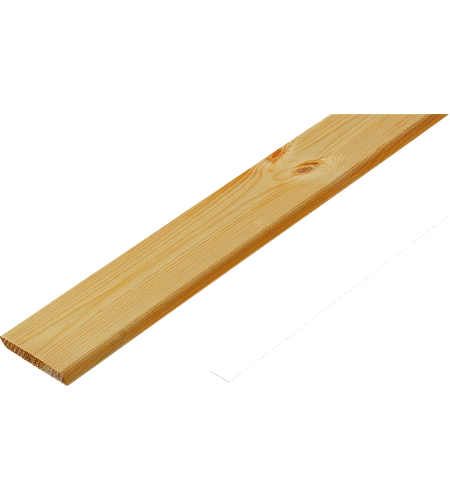 BATTISCOPA LISCIO PINO COLORATO NATURALE 10 X 70 X 2700 MM