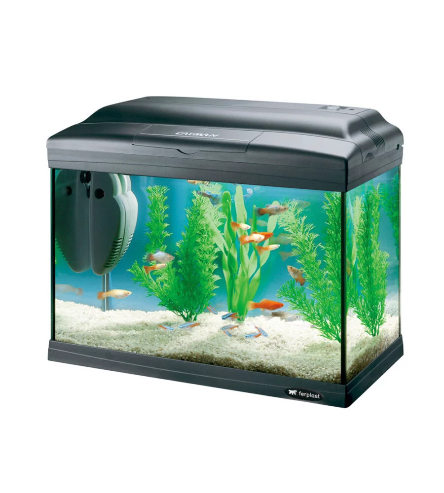 ACQUARIO CAYMAN 40 CLASSIC NERO - 41,5 x 21,5 x h 34 cm - 21 L - FERPLAST
