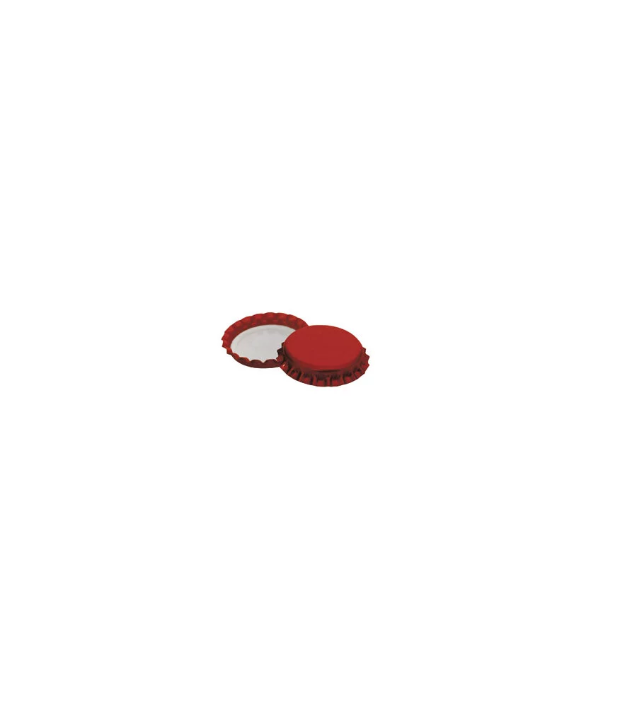 TAPPI CORONA DIAM.26 ROSSO 100 PEZZI