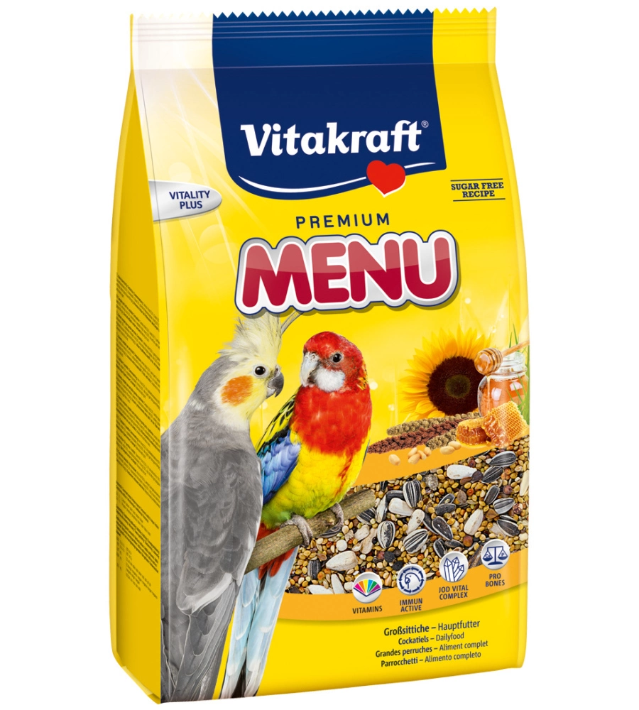 MENU PER PARROCCHETTI -  1 KG - VITAKRAFT