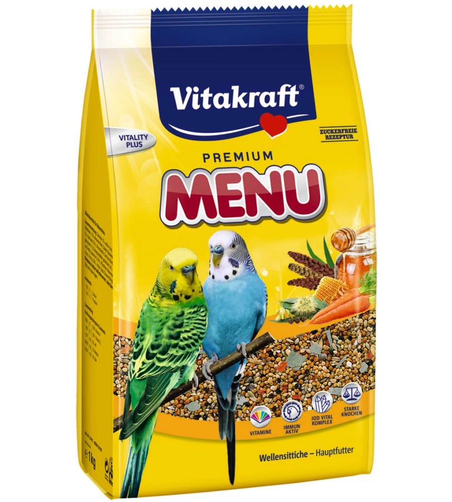 MENU COMPLETO PER PAPPAGALLINI -  500 gr - VITAKRAFT